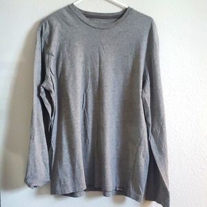Dark Grey Long Sleeve T-hirt Eddie Bauer